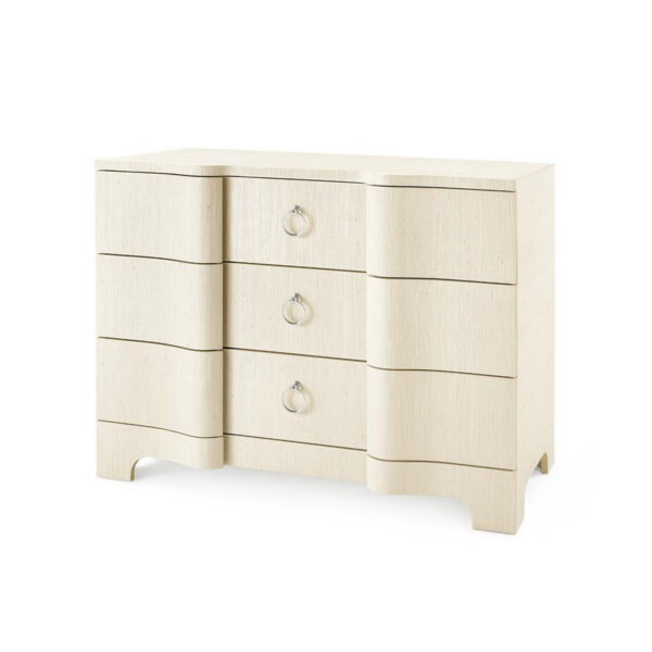 Bardot Large Three Drawer Nightstand
