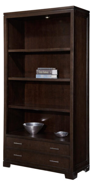 Mocha Executive Bookcase