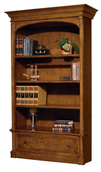 Urban Ash Burl Executive Center Bookcase