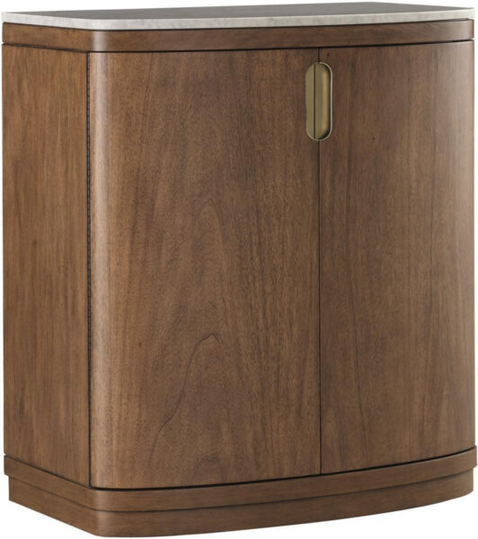 Caden Bar Cabinet with Marble Top