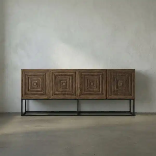 Lanon Sideboard with Steel Base
