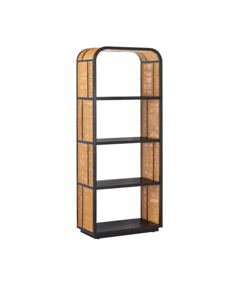 Anisa Etagere - Natural, Black