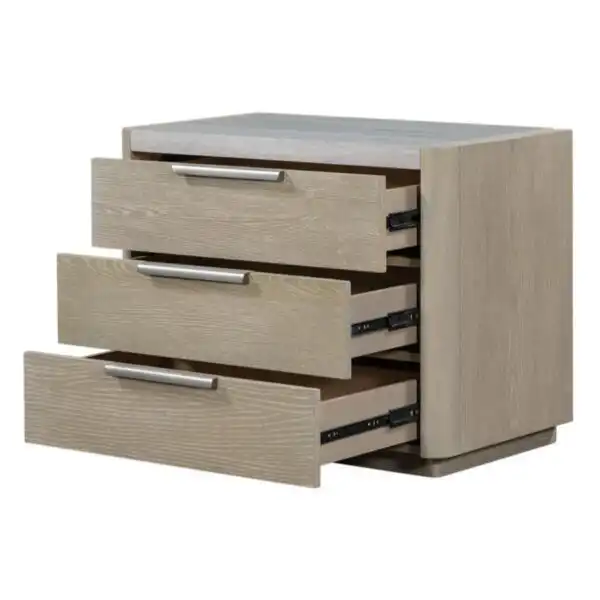 Warner Three Drawer Nightstand