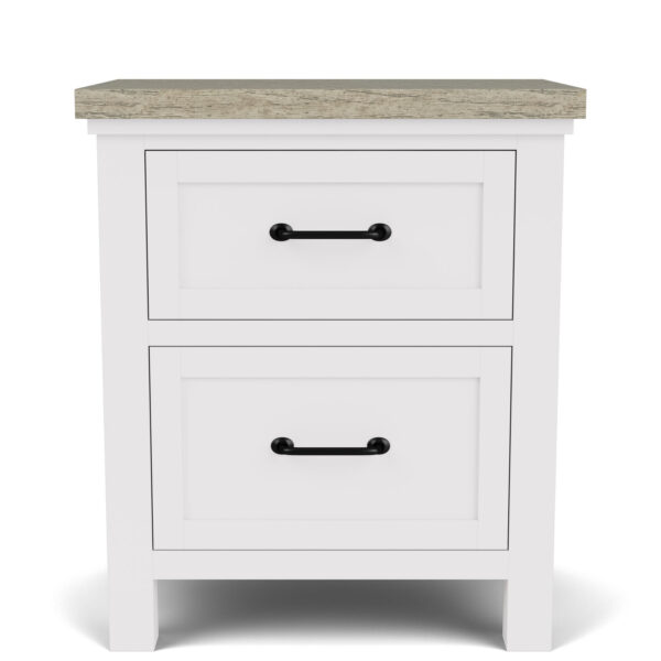 Cora Two Drawer Nightstand