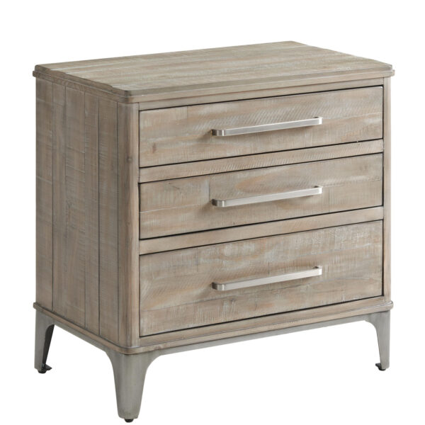 Intrigue Three Drawer Nightstand