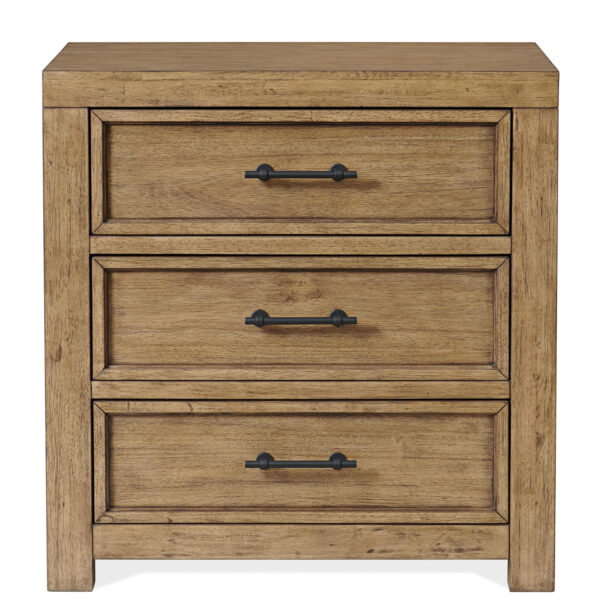 Bozeman Three Drawer Nightstand