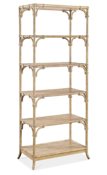 Retreat Pole Rattan Bookcase - Dune