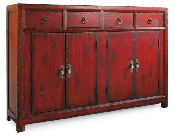 Red Asian Cabinet