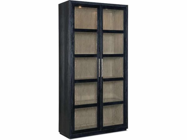 Linville Falls Shou Sugi Ban Curio Cabinet