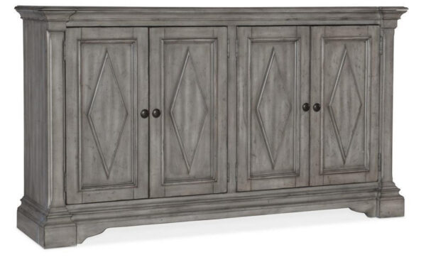 Commerce & Market Four Door Cabinet - Gray