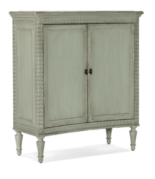 Charleston Two Door Accent Chest - Verdigris Green