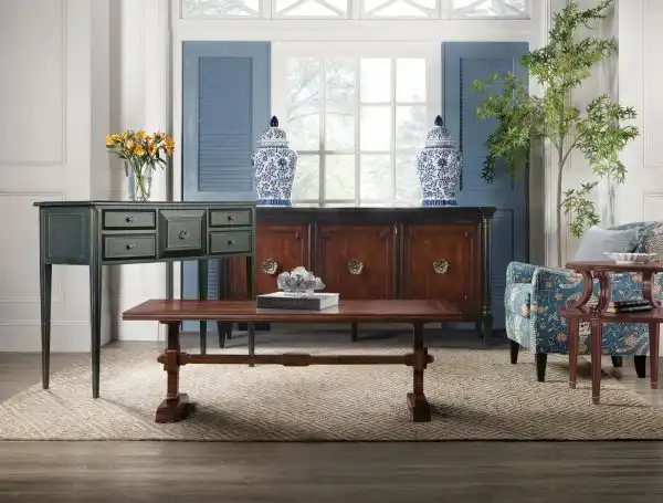 Charleston Five Drawer Console Table