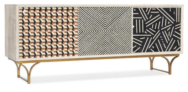 Commerce and Market Jaiden Three Door Credenza