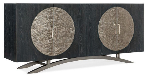 Melange Nolita Entertainment Console - Black, Silver