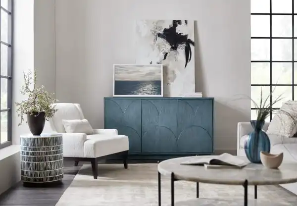 Round Valley Three Door Entertainment Credenza