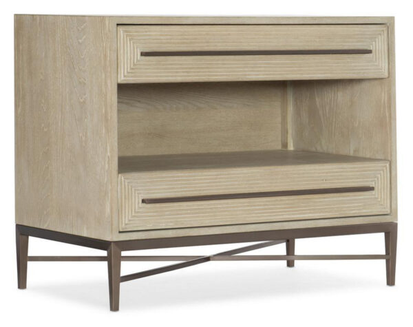 Cascade Two Drawer Nightstand