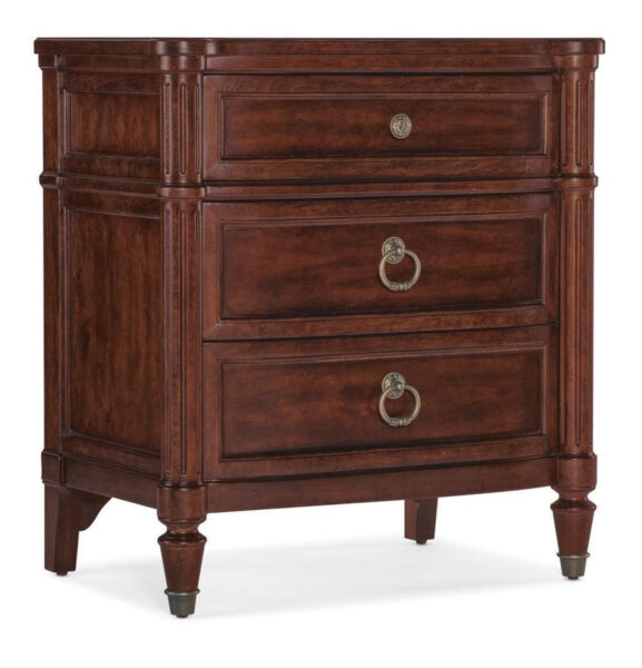 Charleston Three Drawer Nightstand