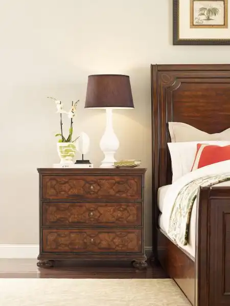Charleston Three Drawer Nightstand