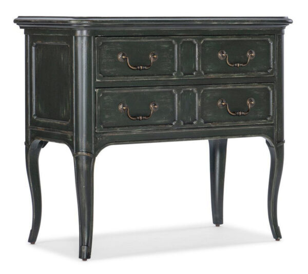 Charleston Two Drawer Nightstand - Charleston Green
