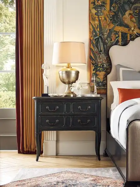 Charleston Two Drawer Nightstand