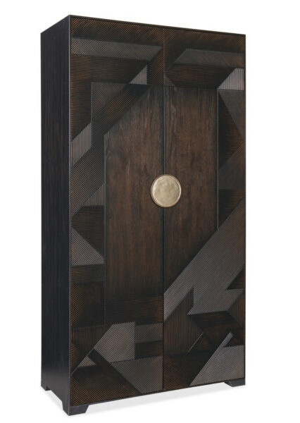 Retreat Split Rattan Wardrobe - Black Sand