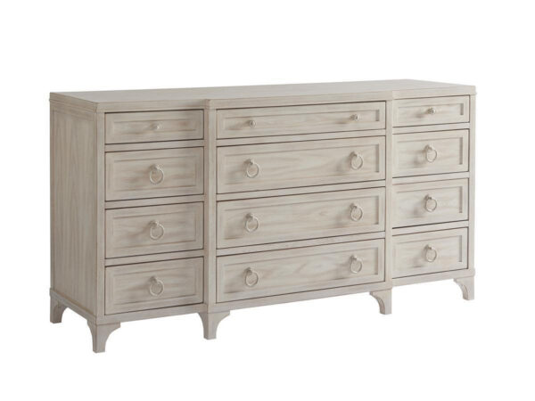Garnet Breakfront Dresser - Sailcloth