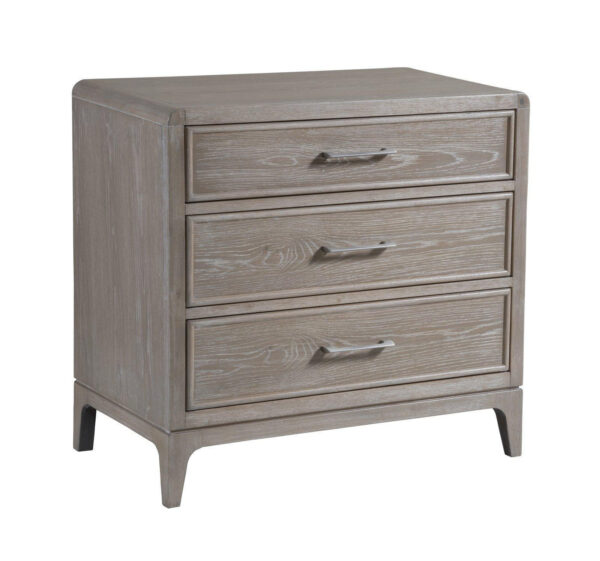 Bodhi Three Drawer Nightstand with USB