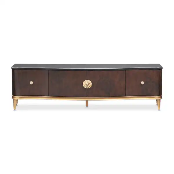 Camellia Field Media Cabinet