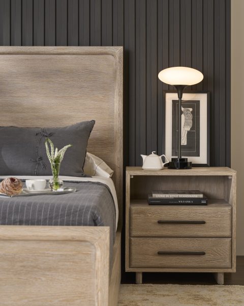 Sable & Desert Open Storage Nightstand