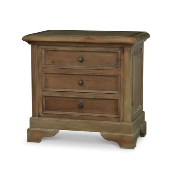 Huntley Three Drawer Nightstand