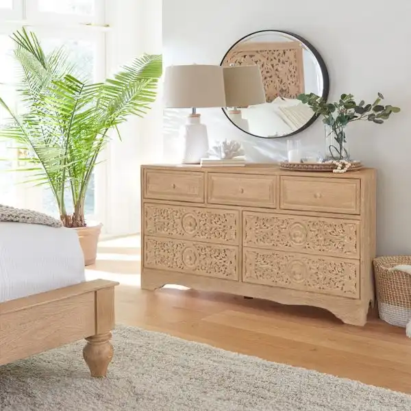 Taj Dresser with Plinth Base