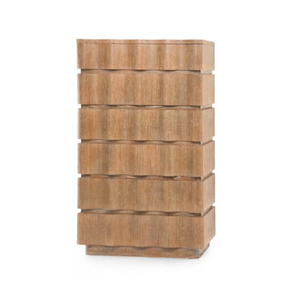 Vanessa Tall Six Drawer Dresser