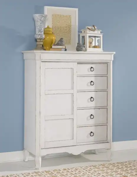Vintage Market Sliding Door Chest