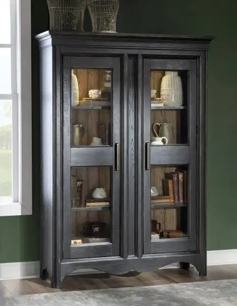 Vintage Market Glass Front Display Cabinet