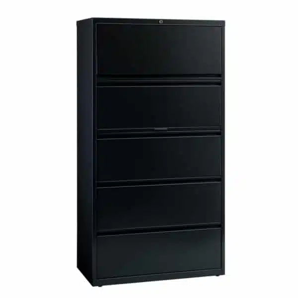 Steel Five Drawer Lateral File Cabinet