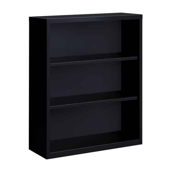 Steel Three Shelf Metal Bookcase