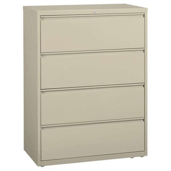 Steel Four Drawer Lateral File Cabinet