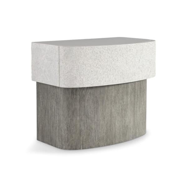 Monolith Faux Stone Nightstand