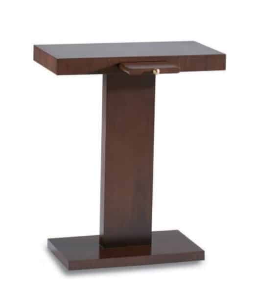 South Hampton Side Table with Pull Out Slide