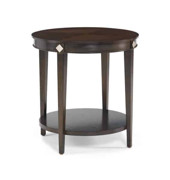 Diamond Round Lamp Table
