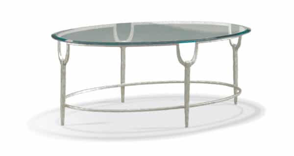 Trifecta Oval Cocktail Table