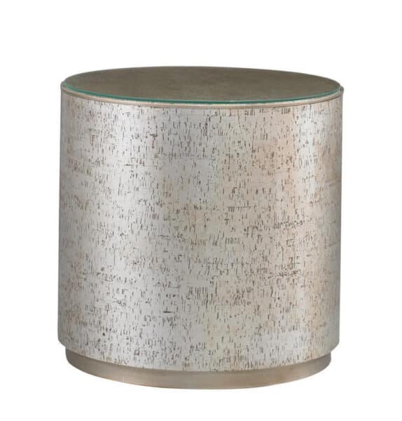 Cork Drum Side Table