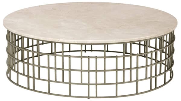 Bolero Cocktail Table with Stone Top