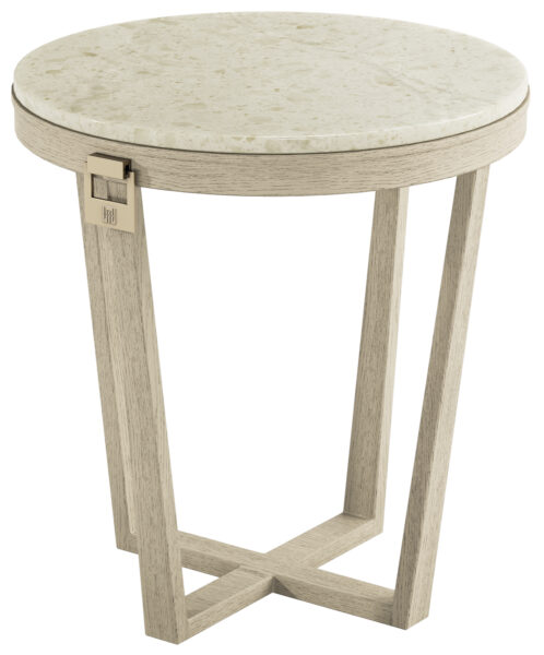 Bolero End Table with Stone Top