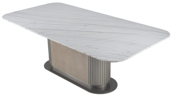 Gem Dining Table with Stone Top