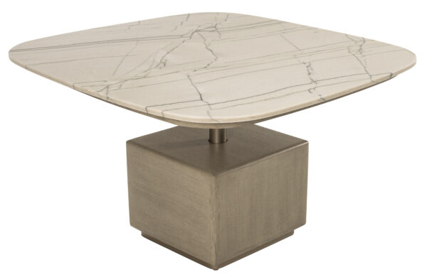 Gem Cocktail Table with Stone Top