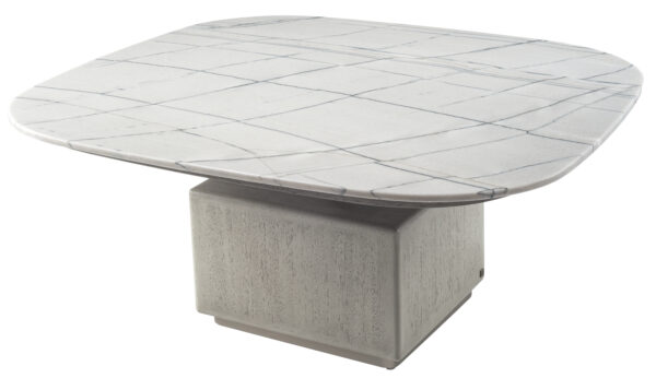 Gem Cocktail Table with Stone Top