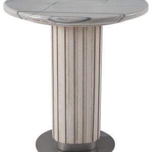 Gem End Table with Stone Top