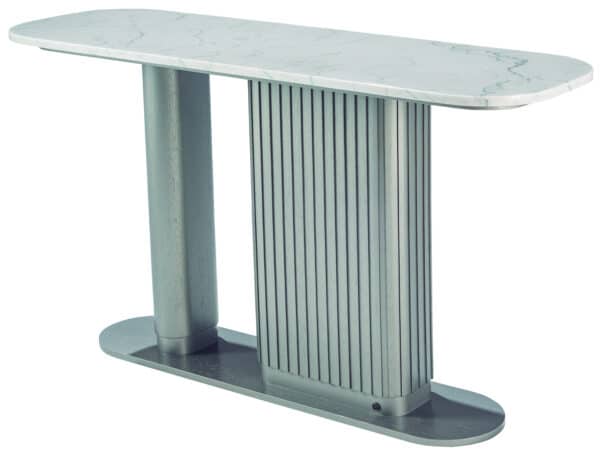 Gem Console Table with Stone Top
