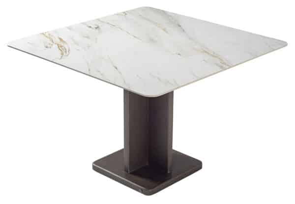 H Dining Table with Porcelain Top